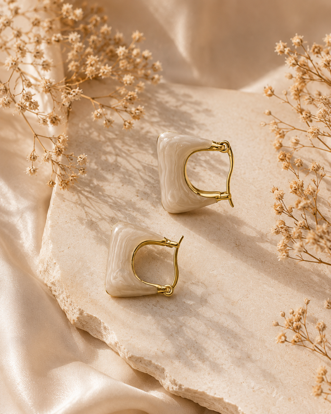 Marble Glow Earring