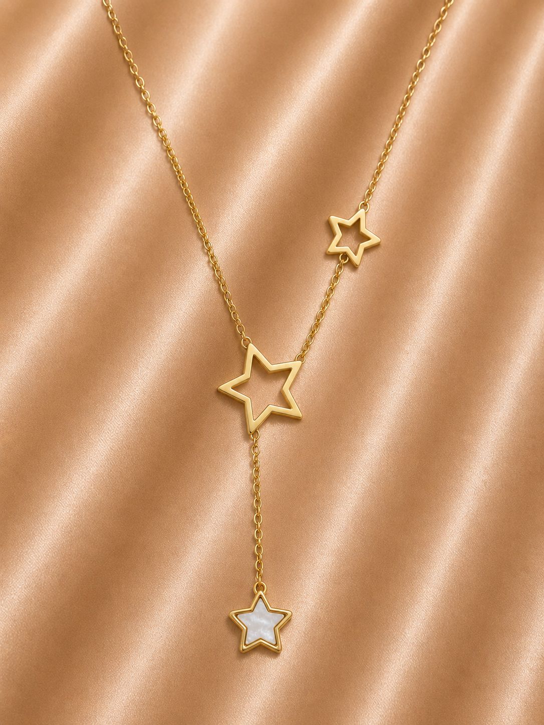 Celestial Star Drop Necklace