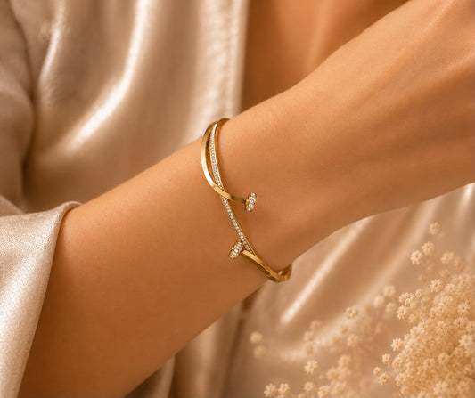Royal Glow Open Bangle