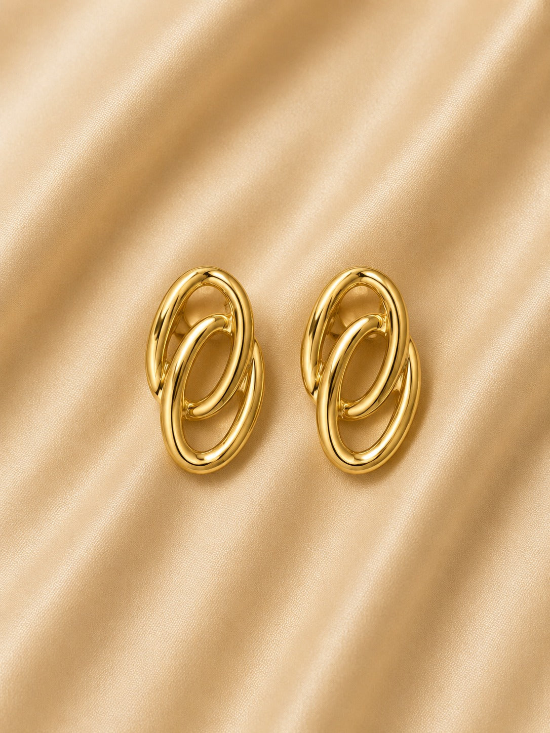 Golden Link Luxe Earrings