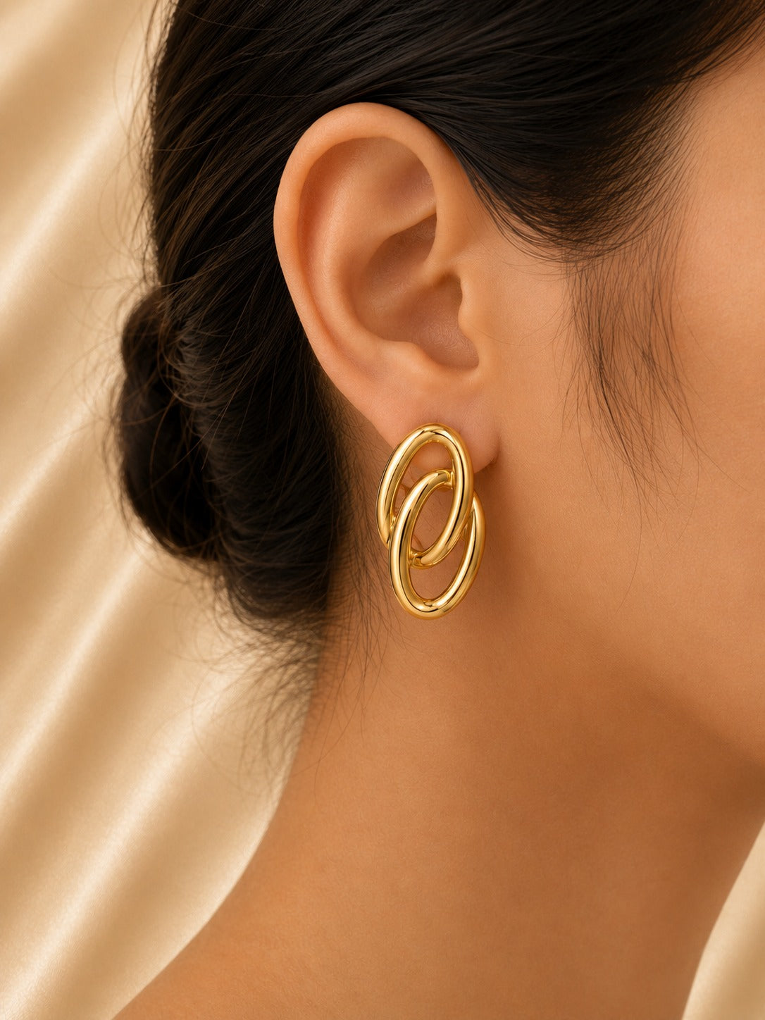 Golden Link Luxe Earrings
