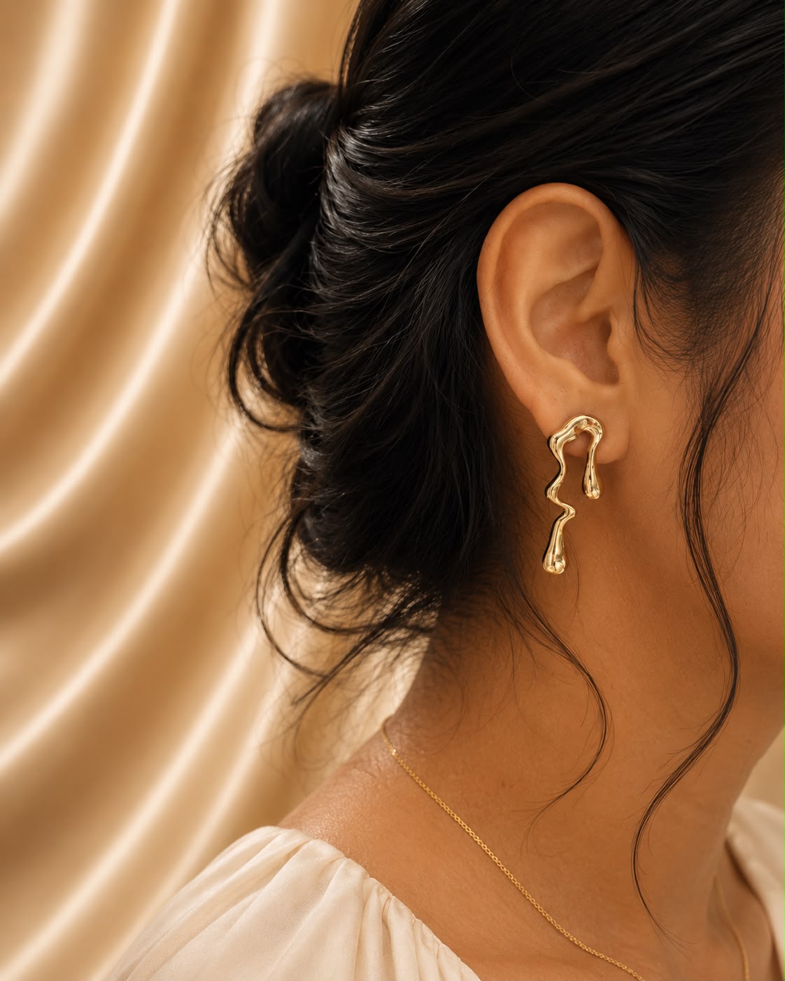 Molten Wave Earrings
