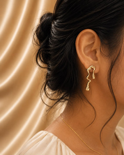 Molten Wave Earrings