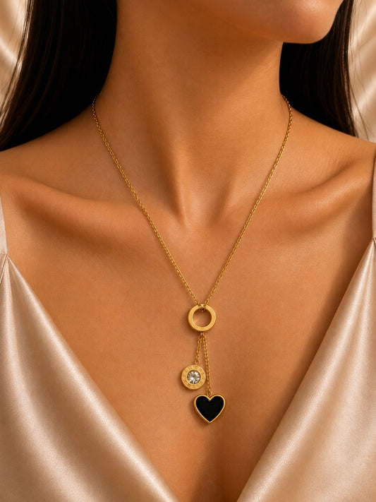 Eternal Heart Charm Necklace