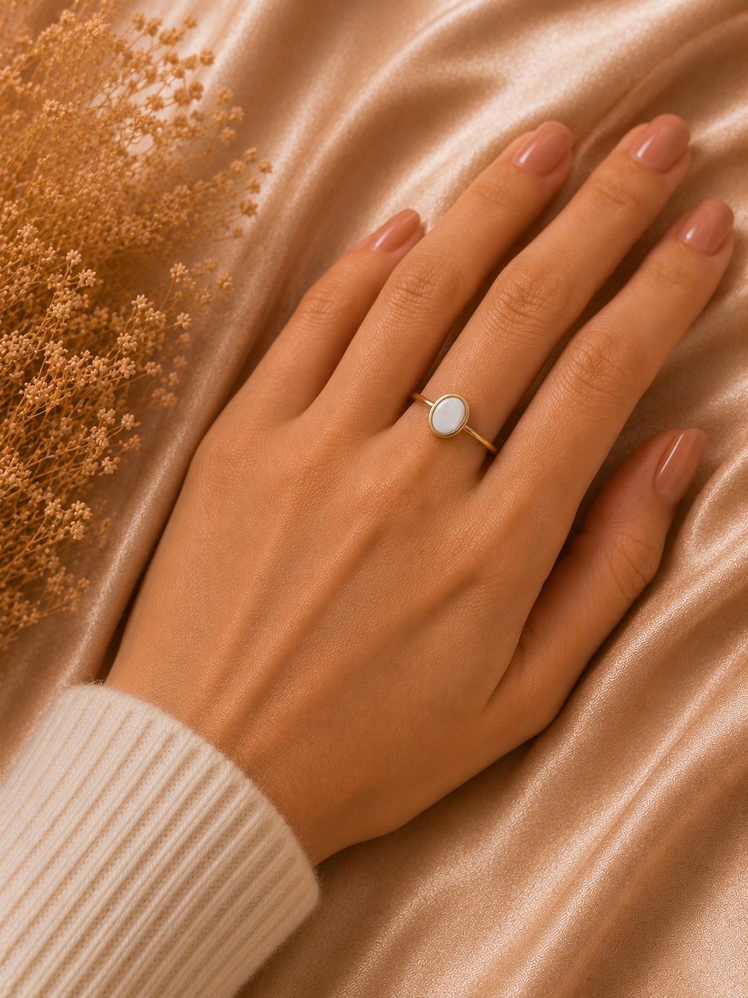 Noir Circle Ring