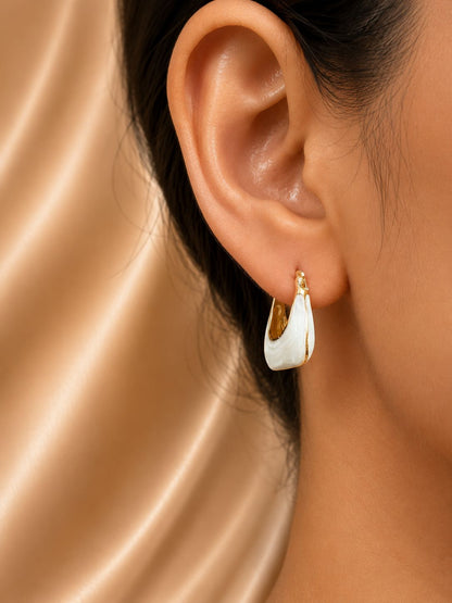 Marble Glow Earring