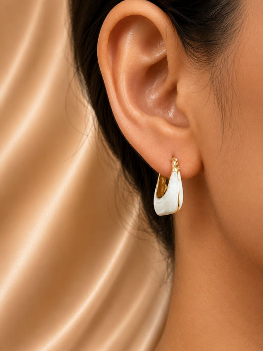 Marble Glow Earring