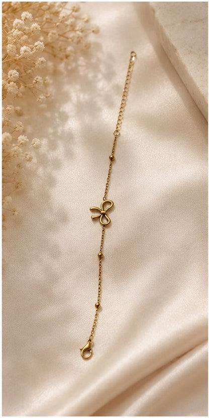 Golden Bow Bracelet