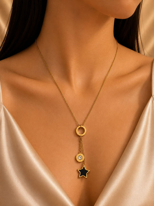 Timeless Star Drop Necklace